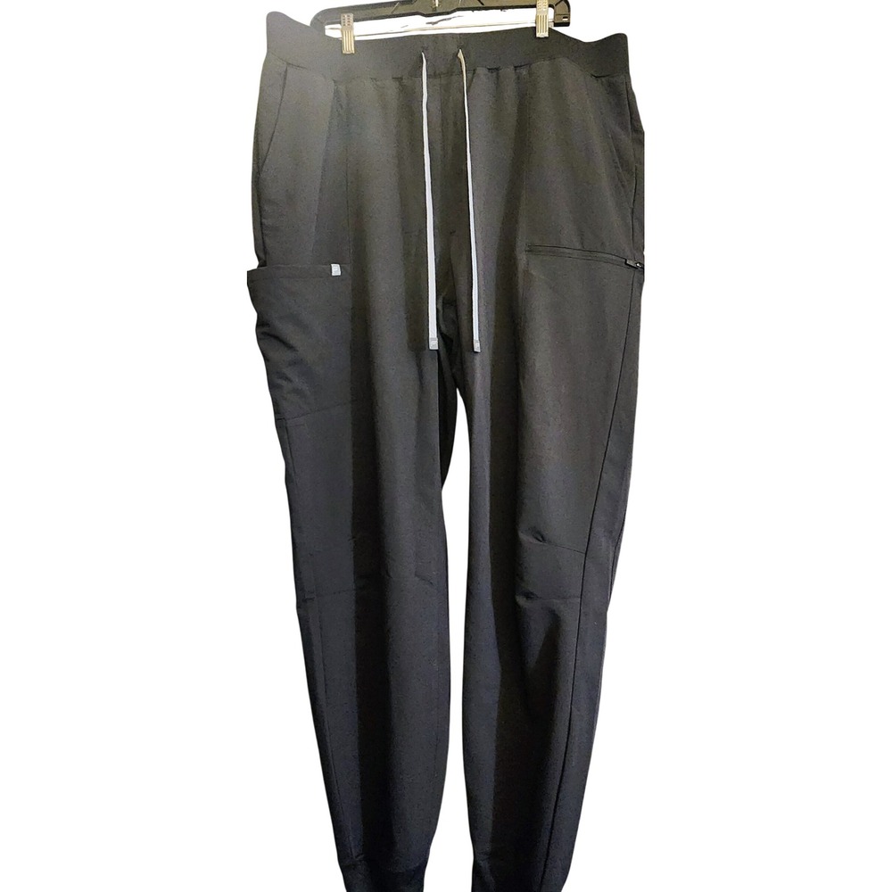 Fabletics Jogger Pants Womens 2XT Black Excellent Cargo Activewear Tall Fit